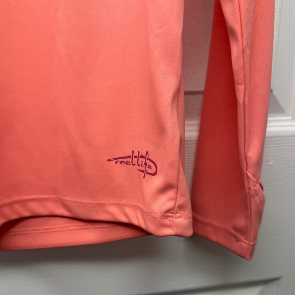 REEL LIFE UV PROTECTION LONG SLEEVE RASH GUARD FISHING SHIRT TOP SWIM COVER UP - Picture 9 of 13